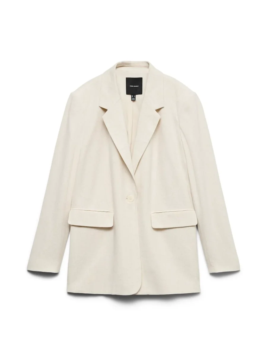 Vmsissevera Ls Blazer Beige