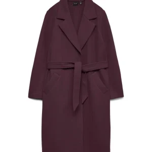 Vmfortuneaya Long Coat Ga Noos Burgunder