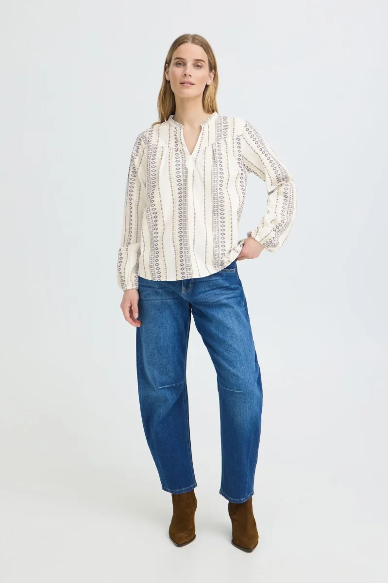 Pzditte Blouse Beige - Image 9