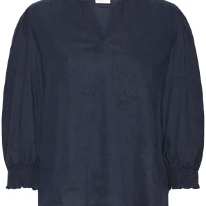 Pzluca 3/4 Sl. Blouse Blå