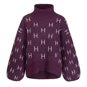 Fam Short Sweater Lilla