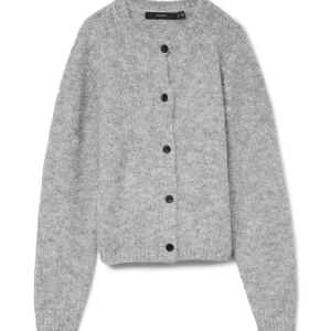 VMNOVAH LS O-NECK BUTTON CARDI GA NOOS Grå