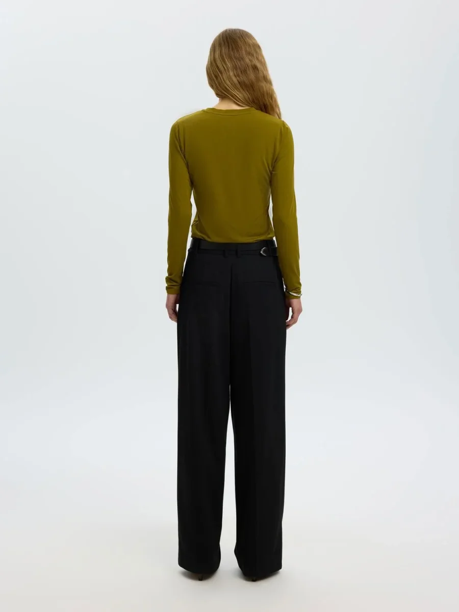 Slwmanja Ls O-Neck Noos Brun - Image 6