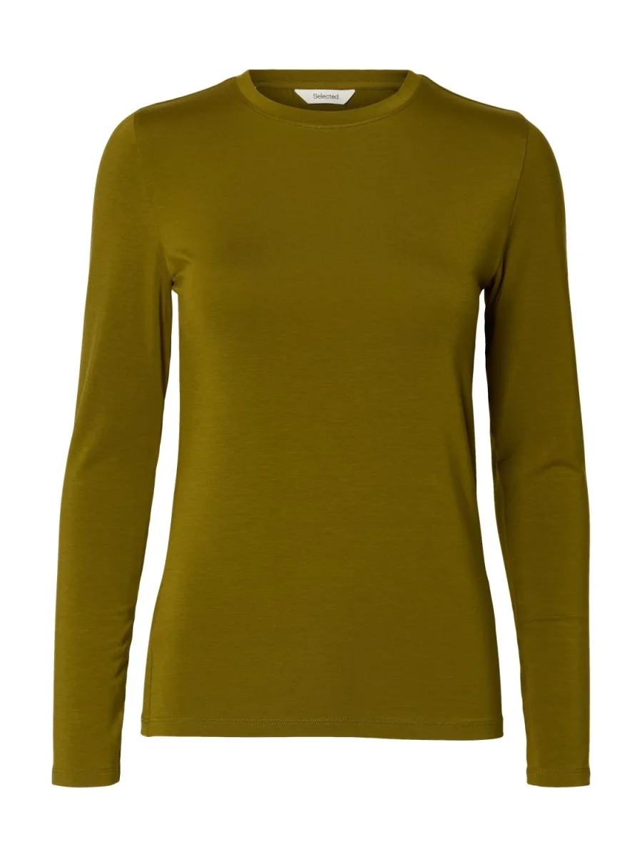 Slwmanja Ls O-Neck Noos Brun