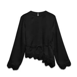 Vmmiro Ls Lace Top Wvn Sort