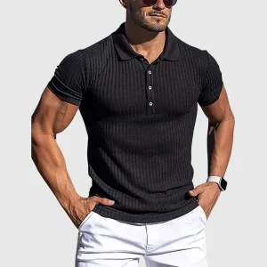 Libor | Elegant stripete polo