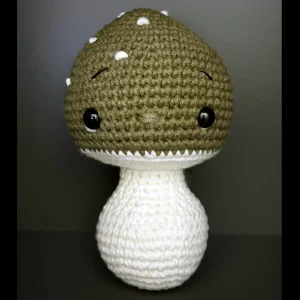Håndlaget heklet kosevenn- Souf- Sopphie grønn- Amigurumi