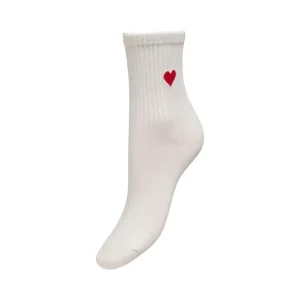 Jdycalm Emb Socks Jrs Hvit