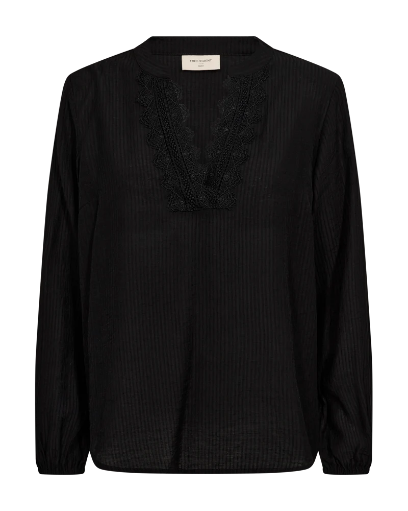 Fqmai-Blouse Sort - Image 2