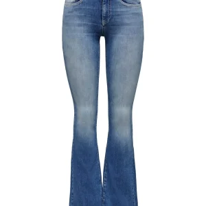 Onlblush Mid Flared Dnm Rea1319 Noos Blå