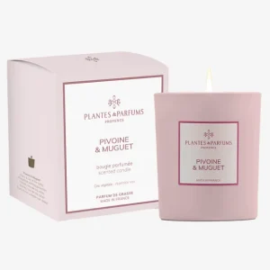 Plantes & Parfums Duftlys Pion & Liljekonvall duftlys 180 gr