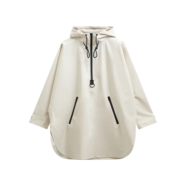 FQMOW-PONCHO Offwhite - Image 2