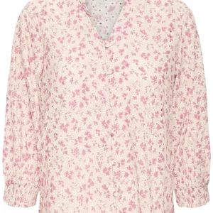 Pzdolores 3/4 Sl Blouse Beige