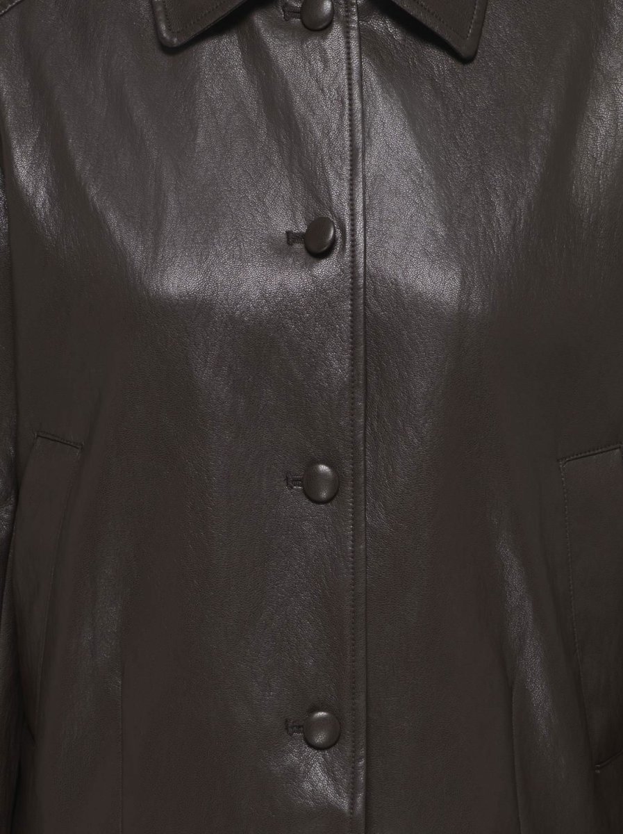 Jdyaurora Faux Leather Jacket Otw Sgo Brun - Image 3