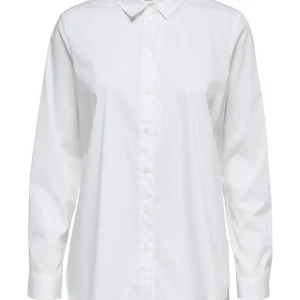 SLFORI LS SIDE ZIP SHIRT B NOOS Hvit
