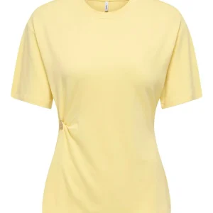 Onlceline S/s Button Top Ff Jrs Gul
