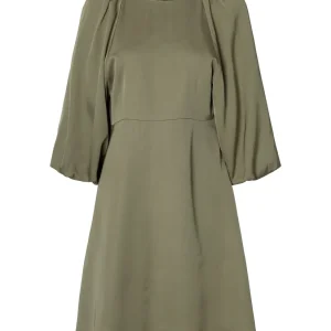 Slflaurina 3/4 Short Regular Dress Noos Grønn