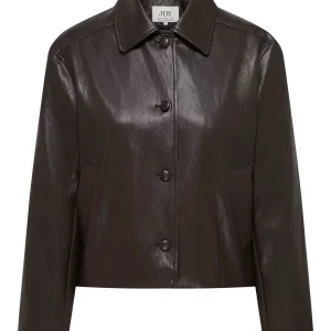 Jdyaurora Faux Leather Jacket Otw Sgo Brun