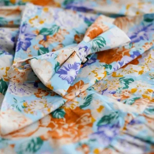 Lommetørkle i blomstermønster - Lotus hankie
